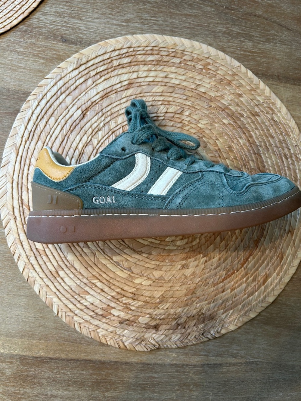 COOLWAY GOAL WOMEN'S SNEAKERS IN GREEN - SIZE 7